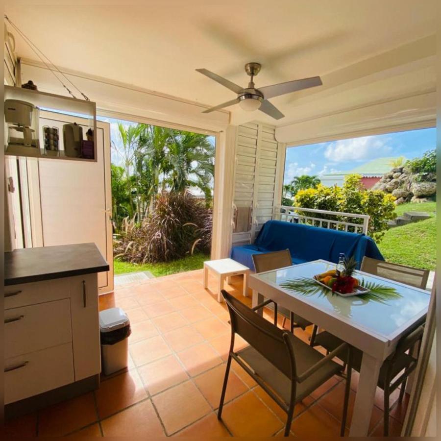 Appartement Rez-De-Chaussee De Villa A 1 Minute De La Plage Saint-Francois  Zewnętrze zdjęcie