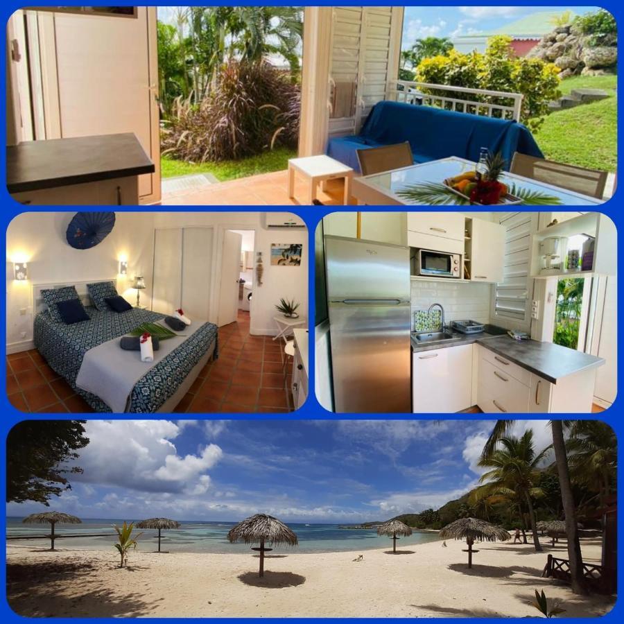 Appartement Rez-De-Chaussee De Villa A 1 Minute De La Plage Saint-Francois  Zewnętrze zdjęcie